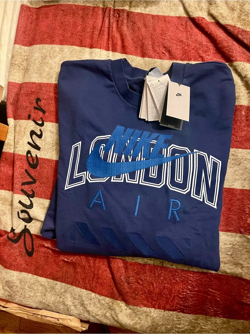 Nike Royal Blue London Air Pullover Sweatshirt